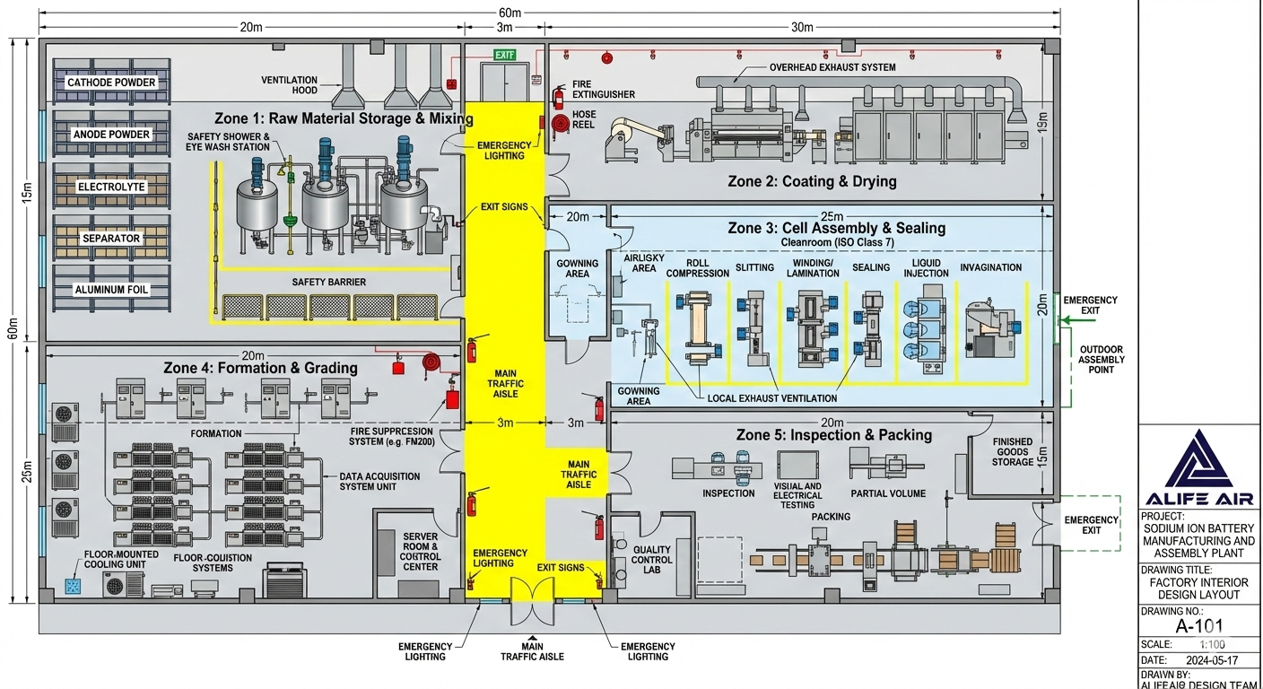 Zhejiang Production Facility Technical Floor Plan